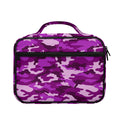 Dark Purple Camouflage Print Briefcase Bible Bag