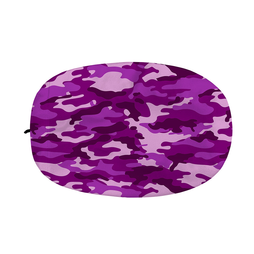 Dark Purple Camouflage Print Car Side Mirror Covers