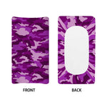 Dark Purple Camouflage Print Changing Pad Cover