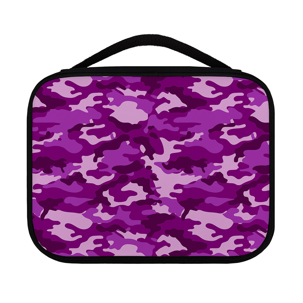 Dark Purple Camouflage Print Classic Bible Case