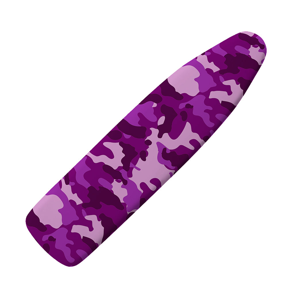 Dark Purple Camouflage Print Ironing Board Cover