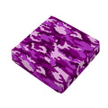 Dark Purple Camouflage Print Outdoor Seat Cushion Cover
