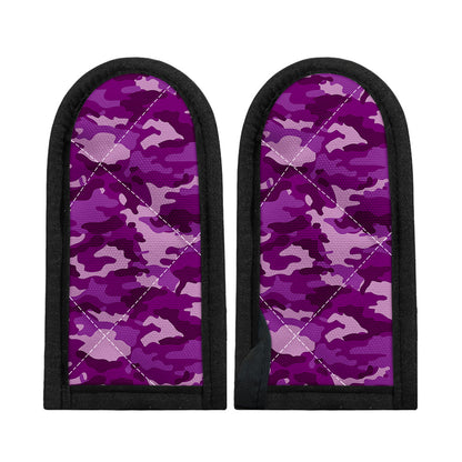 Dark Purple Camouflage Print Skillet Handle Cover