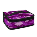 Dark Purple Camouflage Print Small Lunch Bag