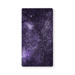 Dark Purple Cosmos Galaxy Space Print Baby Crib Sheet