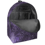 Dark Purple Cosmos Galaxy Space Print Backpack