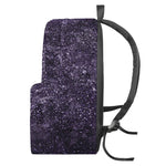 Dark Purple Cosmos Galaxy Space Print Backpack