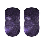Dark Purple Cosmos Galaxy Space Print Bar Stool Covers