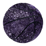 Dark Purple Cosmos Galaxy Space Print Basketball