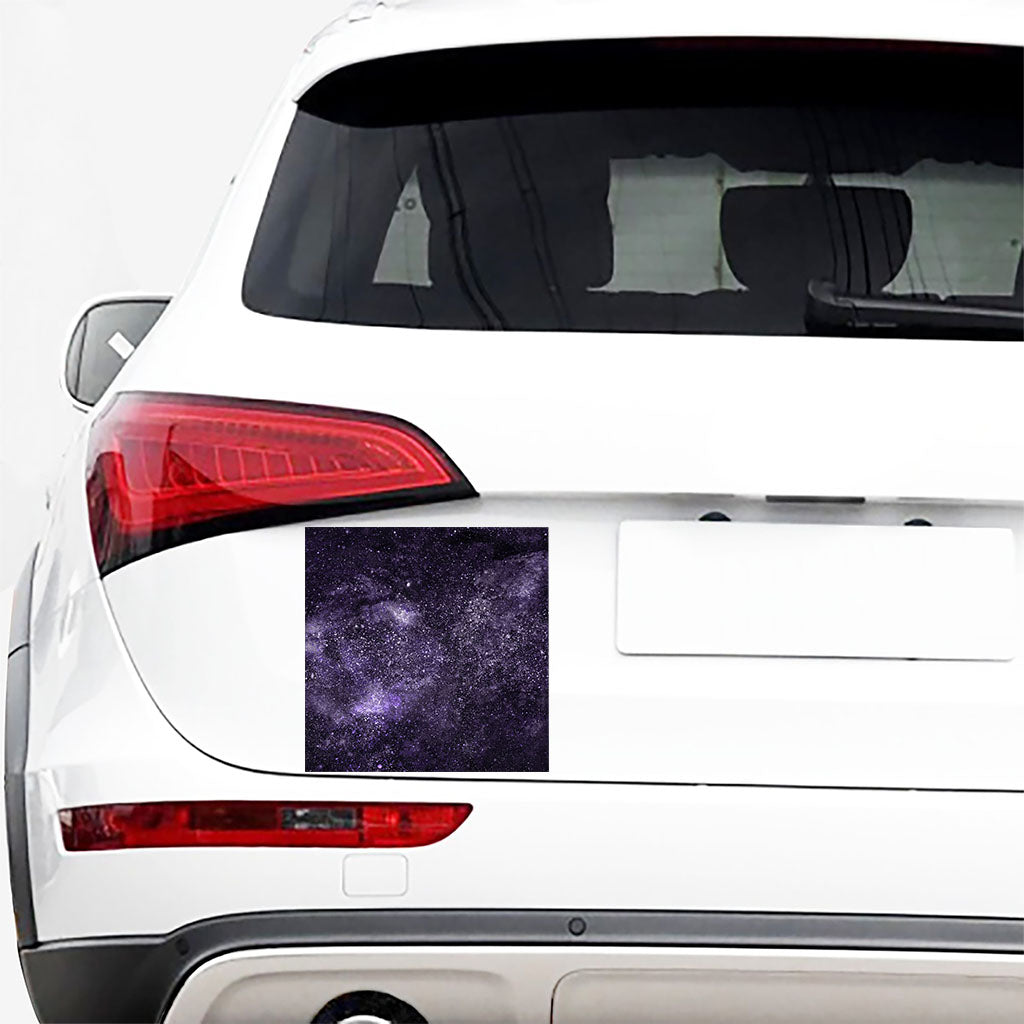 Dark Purple Cosmos Galaxy Space Print Car Sticker