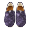 Dark Purple Cosmos Galaxy Space Print Casual Shoes