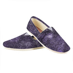 Dark Purple Cosmos Galaxy Space Print Casual Shoes