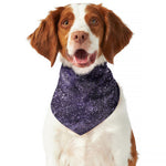 Dark Purple Cosmos Galaxy Space Print Dog Bandana