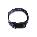 Dark Purple Cosmos Galaxy Space Print Dog Collar