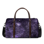Dark Purple Cosmos Galaxy Space Print Duffle Bag