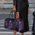 Dark Purple Cosmos Galaxy Space Print Duffle Bag