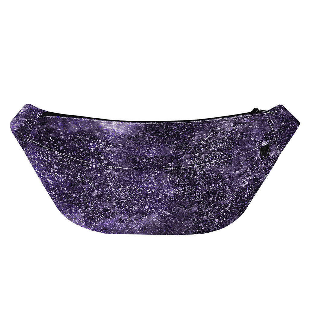 Dark Purple Cosmos Galaxy Space Print Fanny Pack