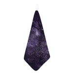 Dark Purple Cosmos Galaxy Space Print Hand Towel