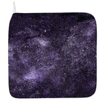 Dark Purple Cosmos Galaxy Space Print Hand Towel