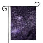 Dark Purple Cosmos Galaxy Space Print House Flag