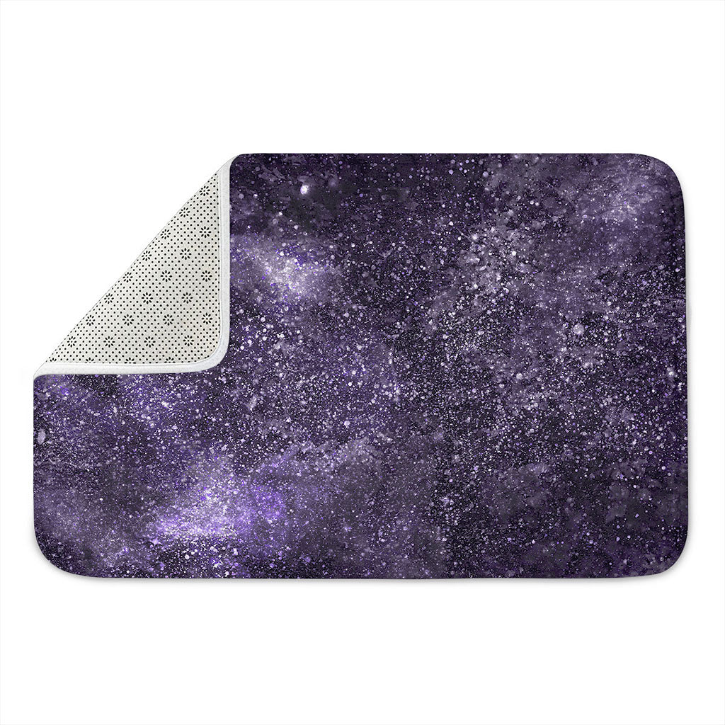 Dark Purple Cosmos Galaxy Space Print Indoor Door Mat