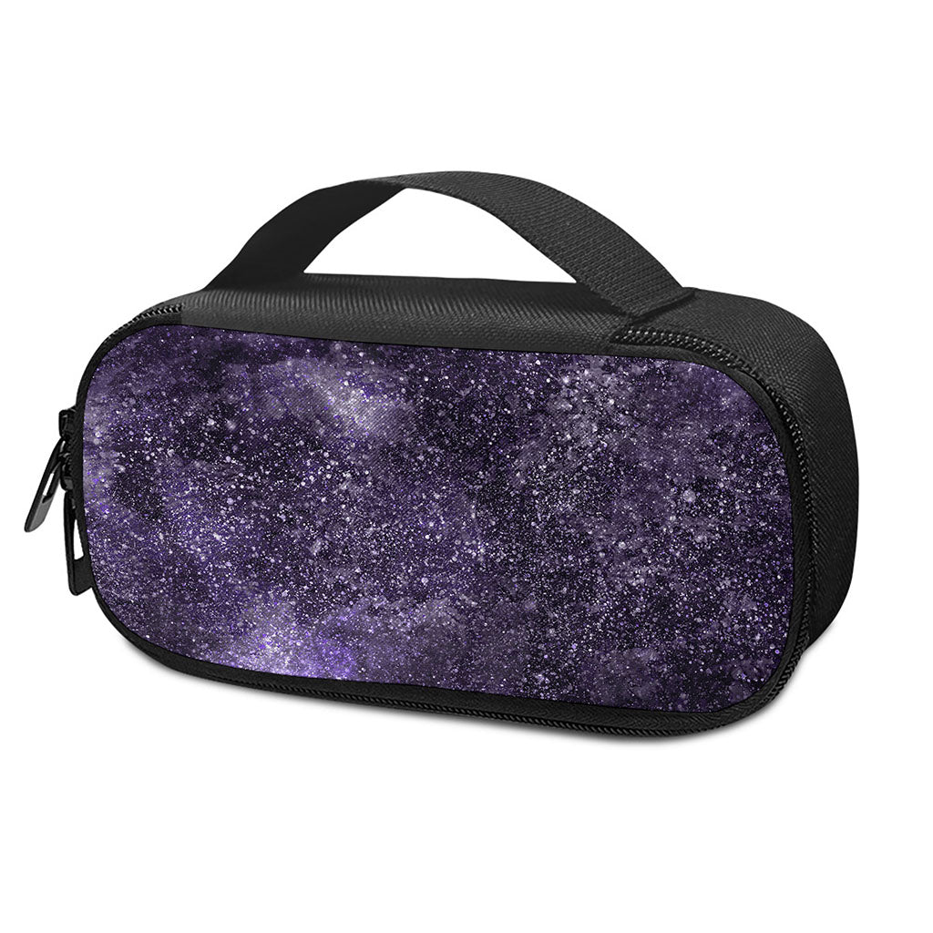 Dark Purple Cosmos Galaxy Space Print Insulin Cooler Travel Case