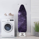 Dark Purple Cosmos Galaxy Space Print Ironing Board Cover