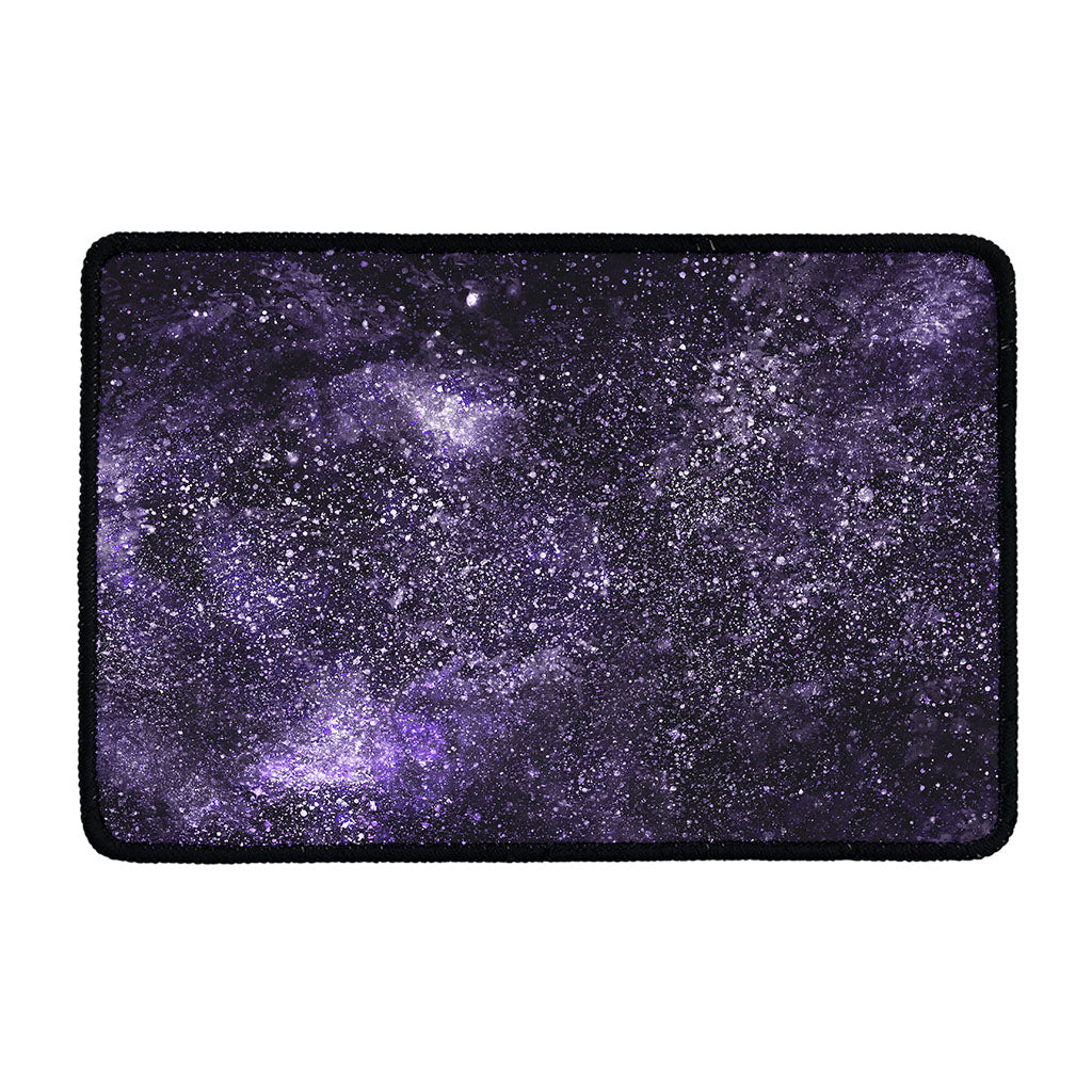 Dark Purple Cosmos Galaxy Space Print Kitchen Mat