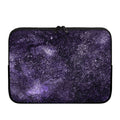 Dark Purple Cosmos Galaxy Space Print Laptop Sleeve