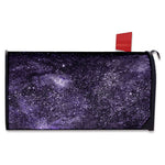 Dark Purple Cosmos Galaxy Space Print Mailbox Cover