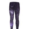 Dark Purple Cosmos Galaxy Space Print Men's leggings