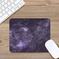 Dark Purple Cosmos Galaxy Space Print Mouse Pad