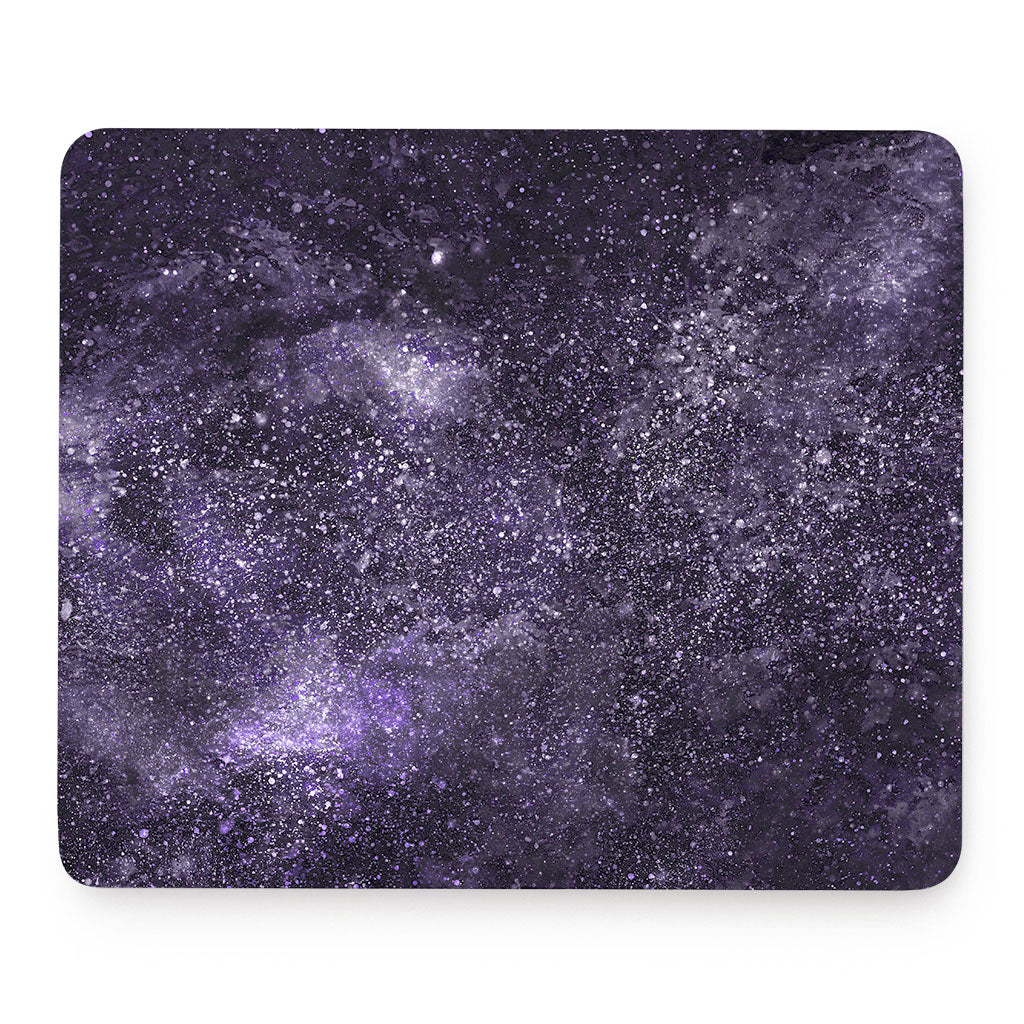 Dark Purple Cosmos Galaxy Space Print Mouse Pad