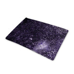 Dark Purple Cosmos Galaxy Space Print Pet Cooling Mat Cover