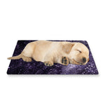 Dark Purple Cosmos Galaxy Space Print Pet Cooling Mat Cover