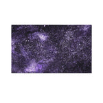 Dark Purple Cosmos Galaxy Space Print Polyester Flag