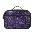 Dark Purple Cosmos Galaxy Space Print Portable Lunch Bag