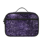 Dark Purple Cosmos Galaxy Space Print Portable Lunch Bag