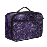 Dark Purple Cosmos Galaxy Space Print Portable Lunch Bag