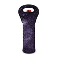 Dark Purple Cosmos Galaxy Space Print Single Neoprene Wine Tote