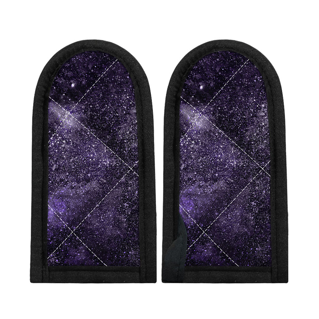 Dark Purple Cosmos Galaxy Space Print Skillet Handle Cover