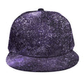 Dark Purple Cosmos Galaxy Space Print Snapback Cap