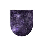 Dark Purple Cosmos Galaxy Space Print Toilet Lid Cover