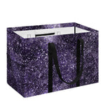 Dark Purple Cosmos Galaxy Space Print Utility Tote Bag