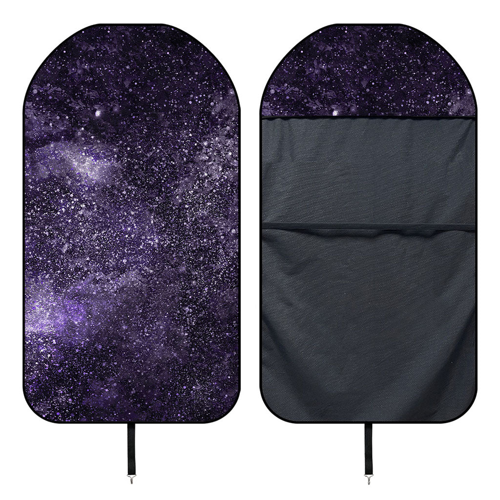 Dark Purple Cosmos Galaxy Space Print Waterproof Car Seat Cover