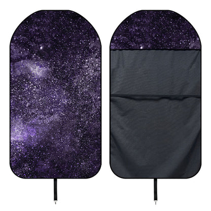 Dark Purple Cosmos Galaxy Space Print Waterproof Car Seat Cover