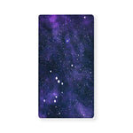Dark Purple Galaxy Outer Space Print Baby Crib Sheet
