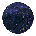Dark Purple Galaxy Outer Space Print Basketball