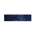 Dark Purple Galaxy Outer Space Print Bed Runner