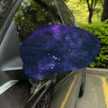 Dark Purple Galaxy Outer Space Print Car Side Mirror Covers
